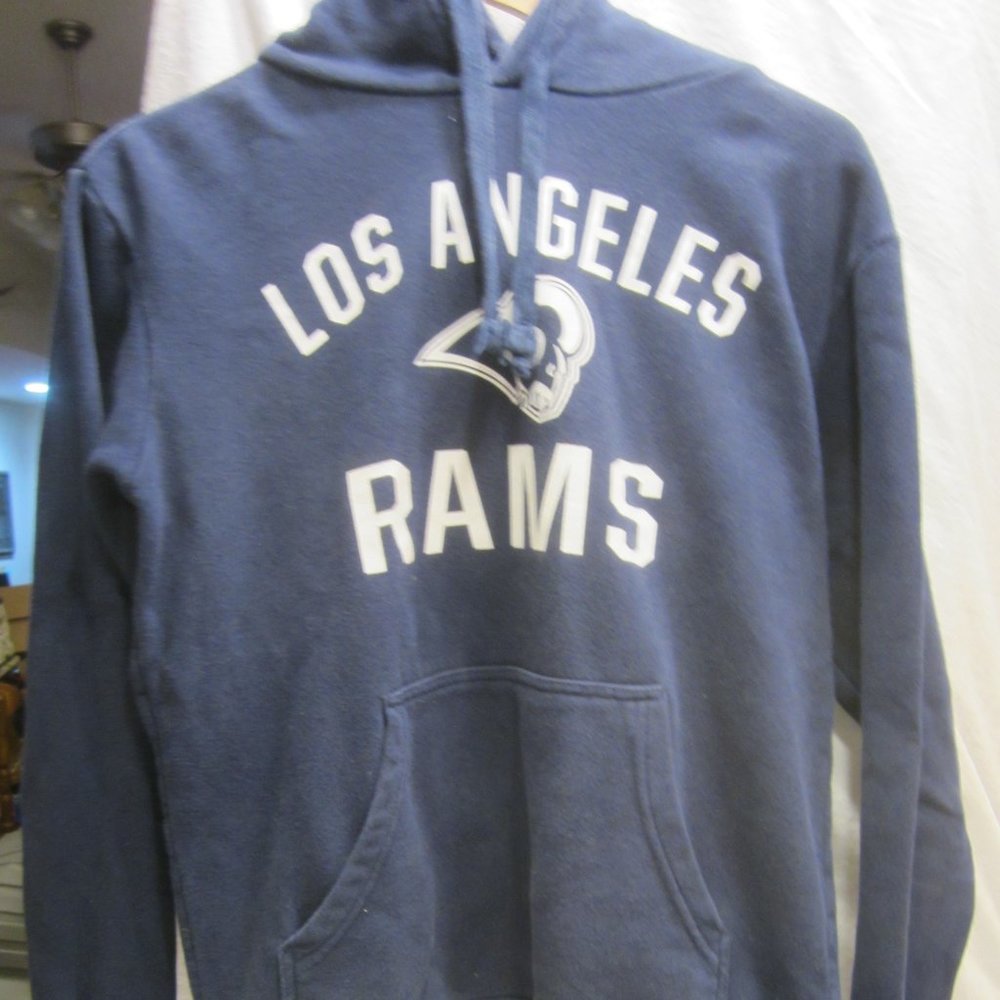 LA RAMS HOODED SWEATSHIRT, NFL PROLINE FANTATICS, SMALL